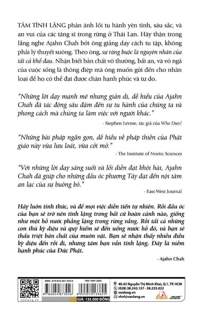 Tâm Tĩnh Lặng (Tái Bản 2024)