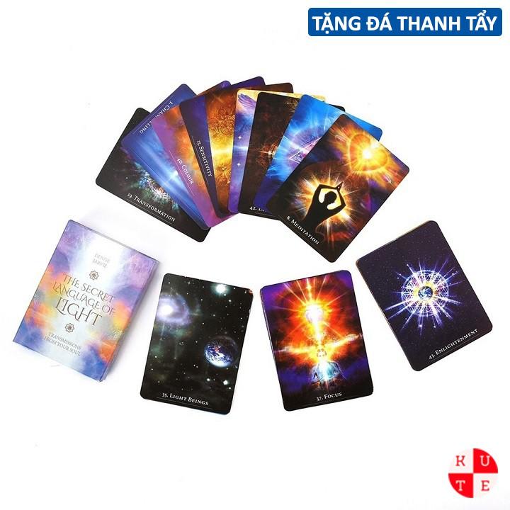 Bài Oracle The Secret Language Of Light 44 Lá Bài Tặng File Tiếng Anh Và Đá Thanh Tẩy