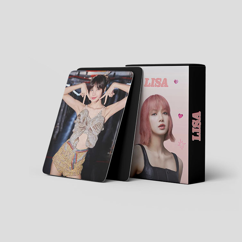 Set 55 lomo card Blackpink LISA dễ thương 2023