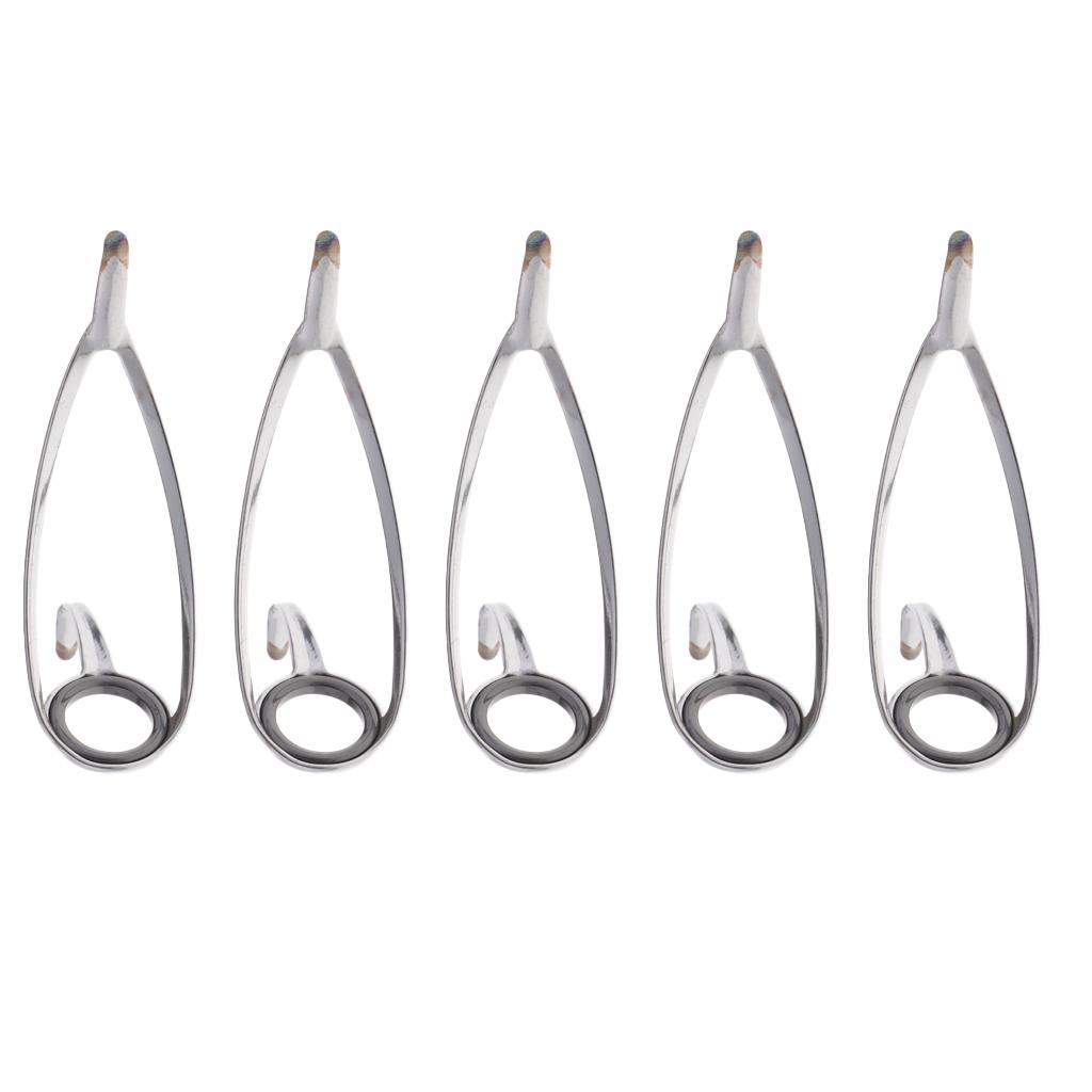 5pcs Fishing Rod Building Repair SIC Ring Spinning Casting Guides