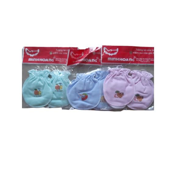 Combo 5 bộ bao tay chân cho bé sơ sinh - giao màu ngẫu nhiên.