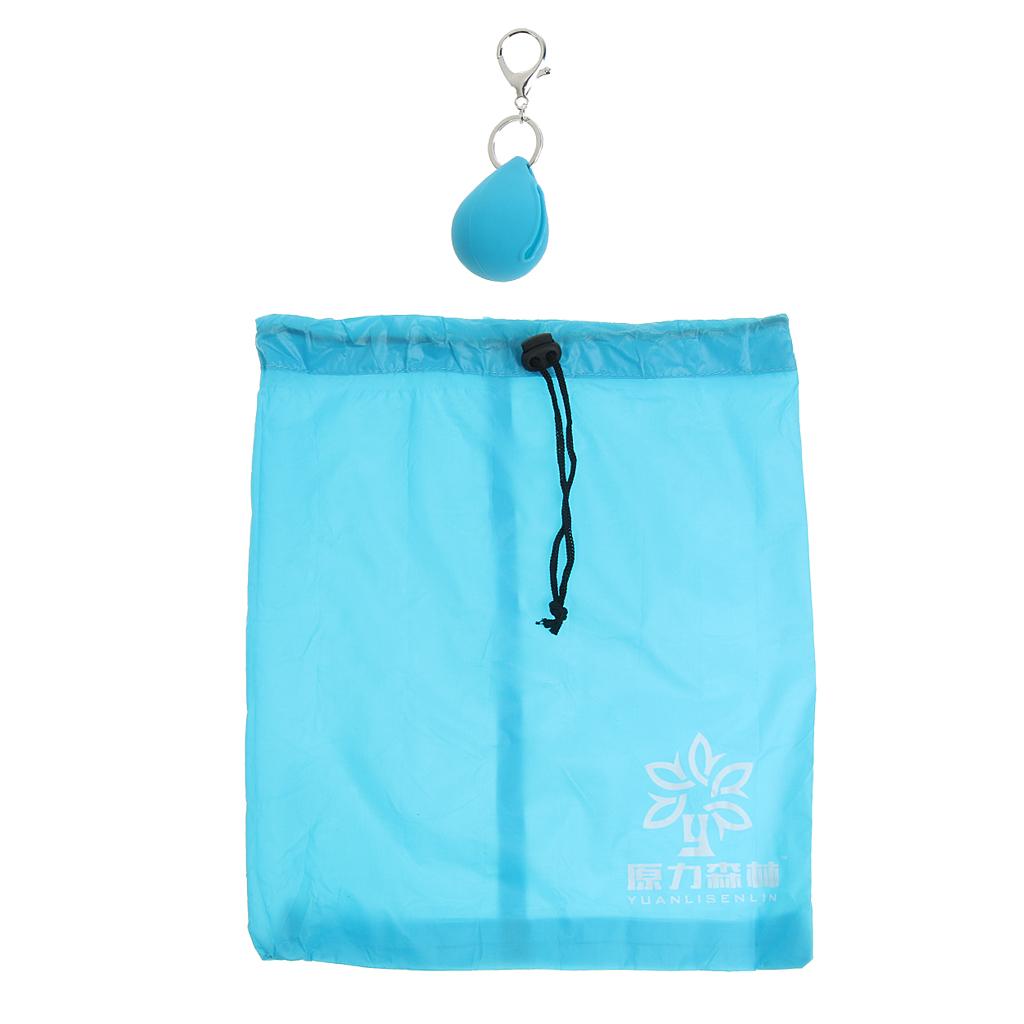 Portable Waterproof Stuff Sack Storage Bag Dust Bag Home Travel Camping blue