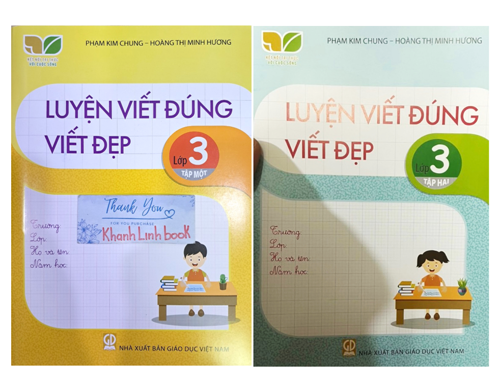 Sách - Combo Luyện Viết Đúng Viết Đẹp Lớp 3 - tập 1 + 2 ( kết nối)