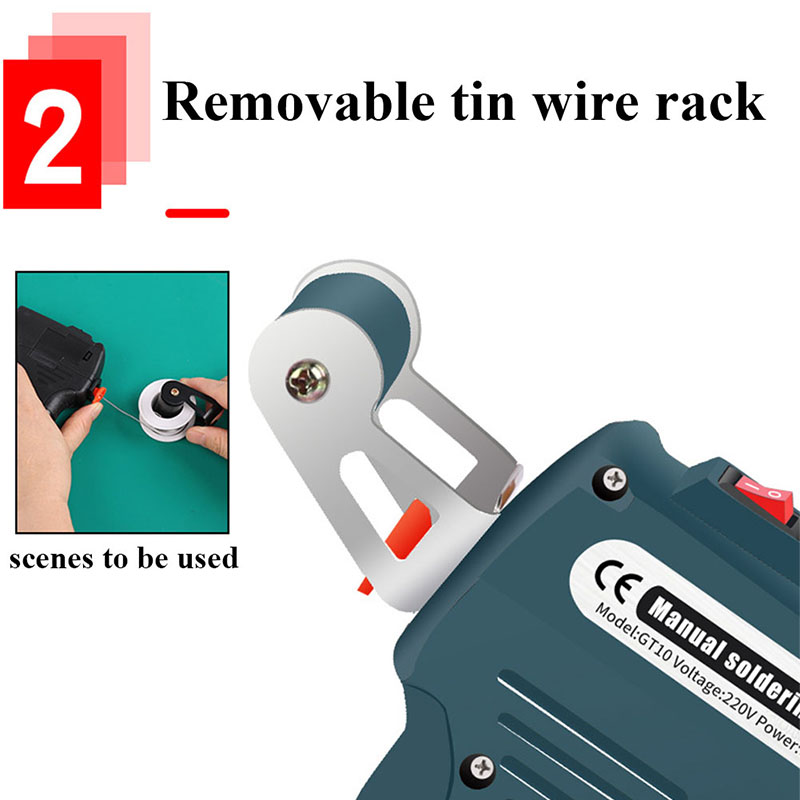 Mỏ hàn điện tử tự động đẩy thiếc 60W - Nóng nhanh, mối hàn đẹp - Tặng thiếc & nhựa thông