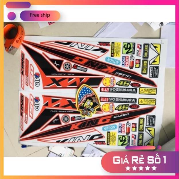 Tem rời exciter 150 mx king 3 lớp chống nước ko bay màu bảo hành màu sắc vĩnh viễn