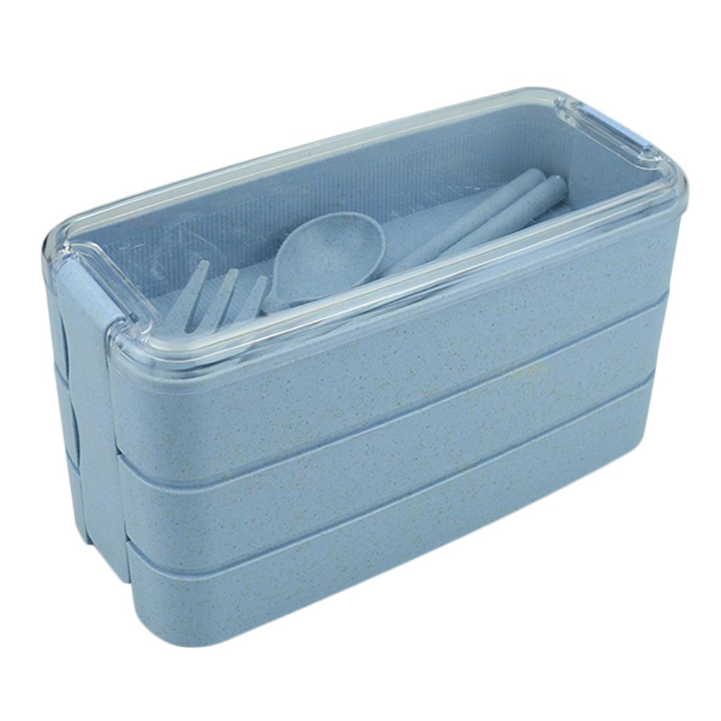 Bento Lunch Box 3 Layers Food Container Snack Lunchbox