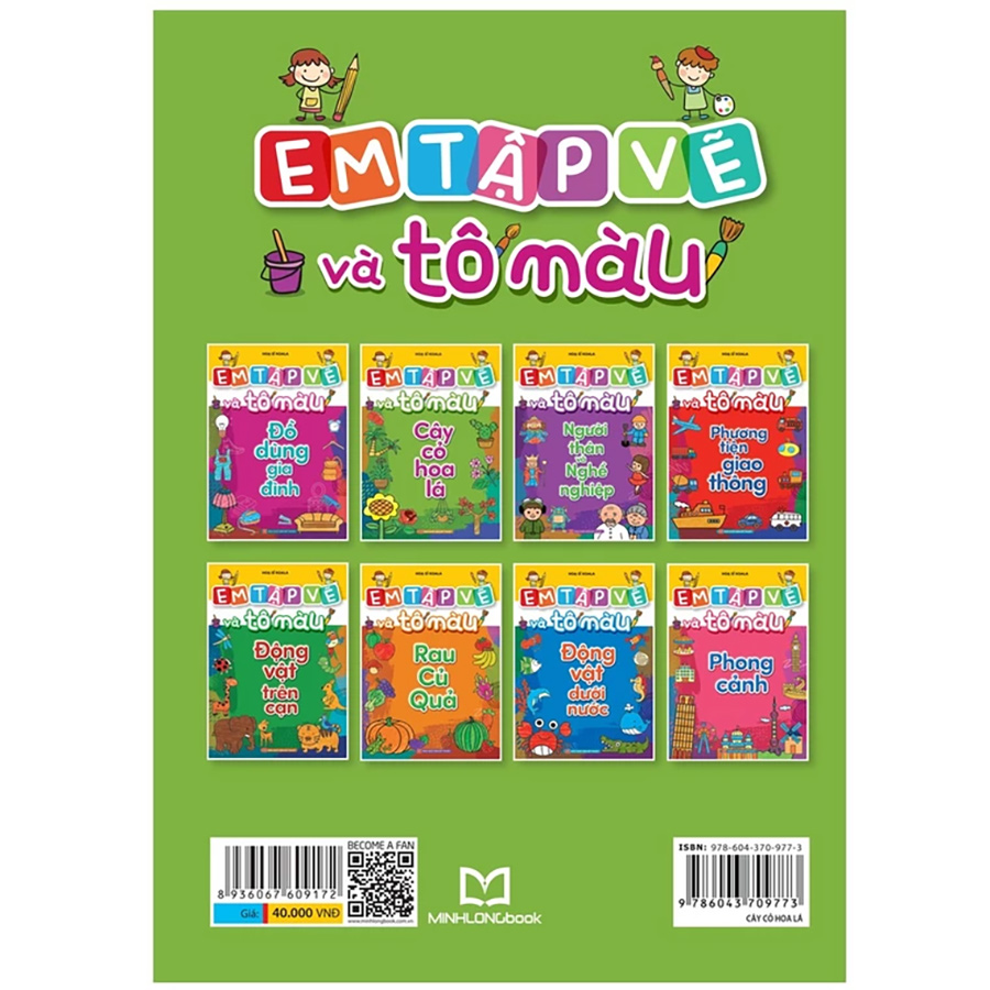 Em Tập Vẽ Và Tô Màu