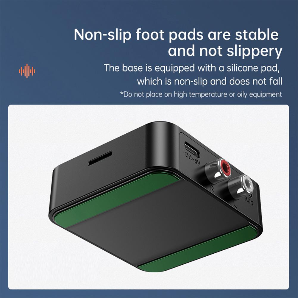 BT5.0 Audio Receiver Stereo Music Amplifier Car Wireless Audio System Adapter RCA 3.5mm 3.5 AUX Jack for Wired Headphone