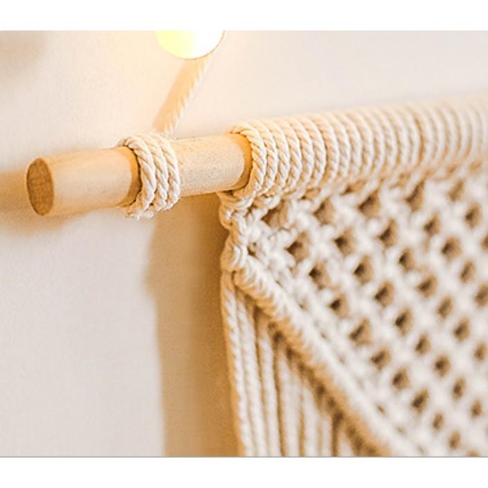 Mành treo Rèm treo tường Macrame trang trí decor nhà cửa