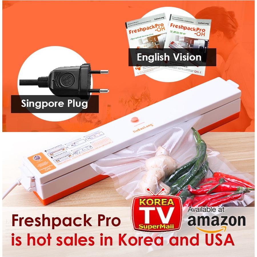 Máy Hút Chân Không Công Nghệ Nhật Bản Fresh Pack Pro Kiêm Hàn Miệng Túi  Đa Năng Bảo Quản Thực Phẩm