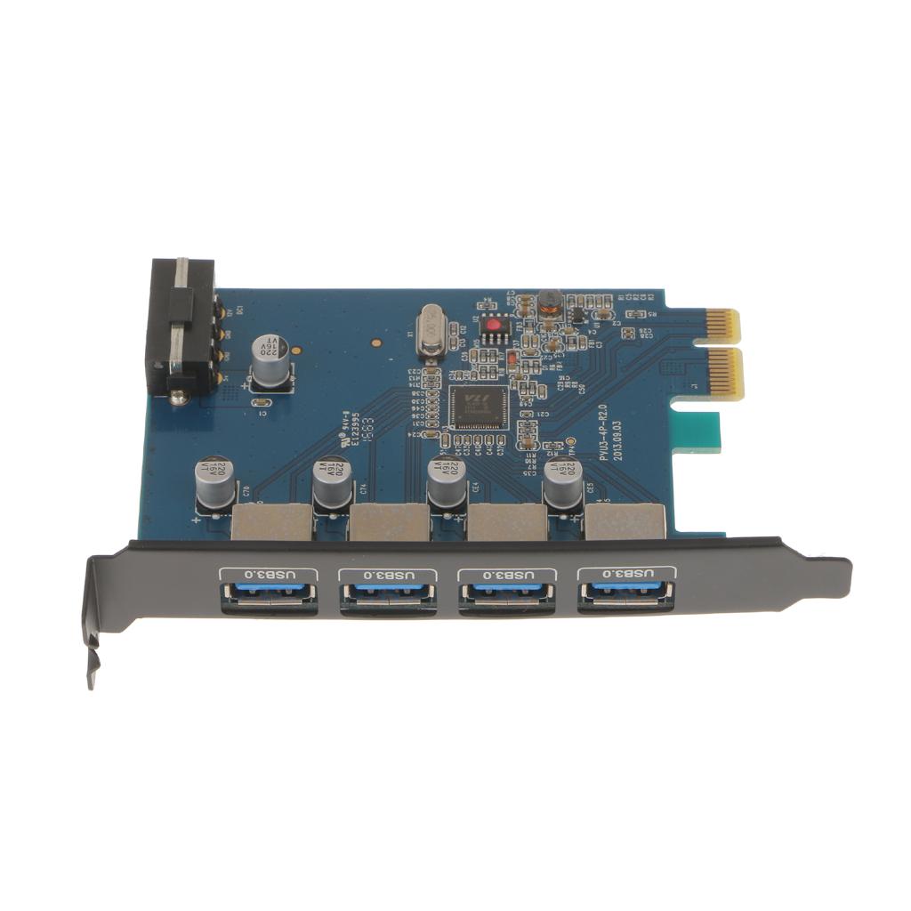 Express Card to 4 Port Pci USB 3.0 Adapter Superspeed 5Gbps