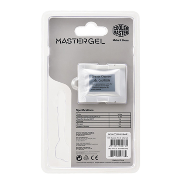 Keo tản nhiệt Cooler Master MasterGel - Hàng Chính Hãng