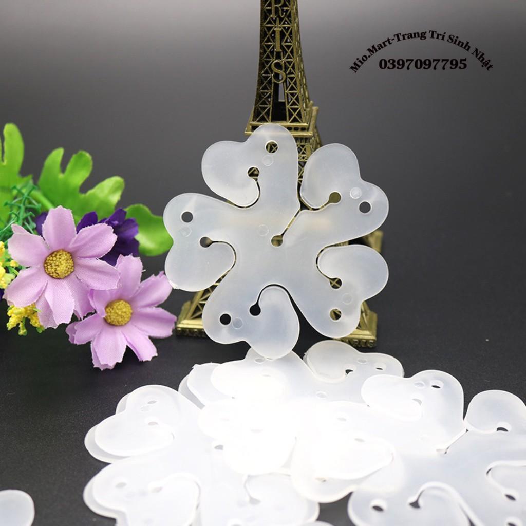 Bộ 5 Kẹp Bong Bóng 5 Trong 1 Trang Trí Tiệc Sinh Nhật, Kẹp Giữ Bóng Hình Bông Hoa BB81