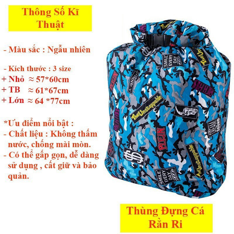 Túi đựng cá gấp gọn