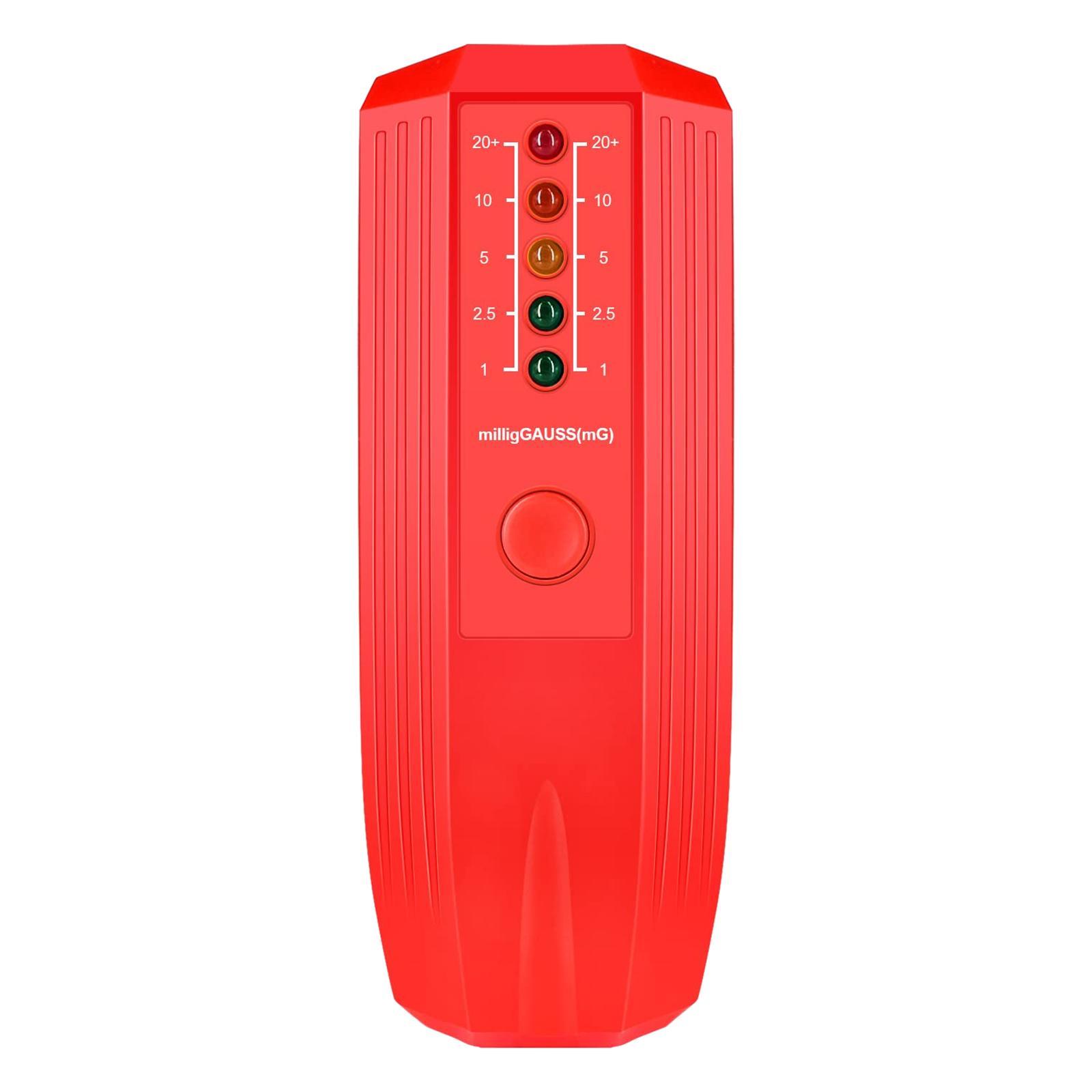 EMF Tester Testing Tool Portable Digital EMF Monitor with LED Indicator Light for Household Measuring Equipment Office Electromagnetic Field