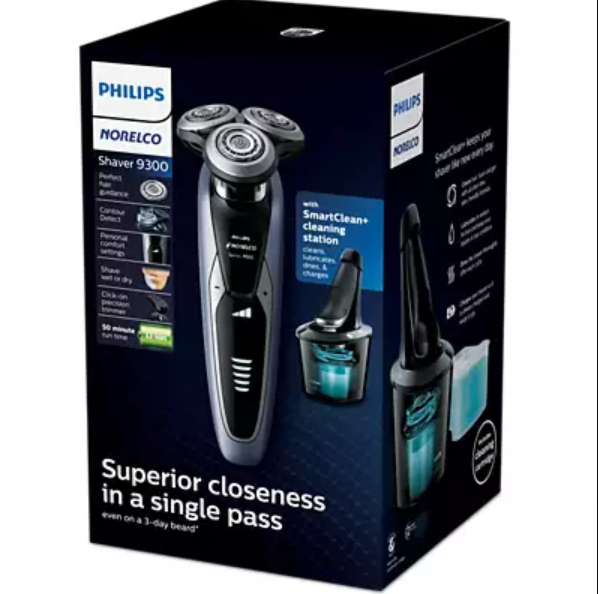 Máy cạo râu Philips Norelco Shaver 9300 Wet &amp; dry electric shaver, Series 9000