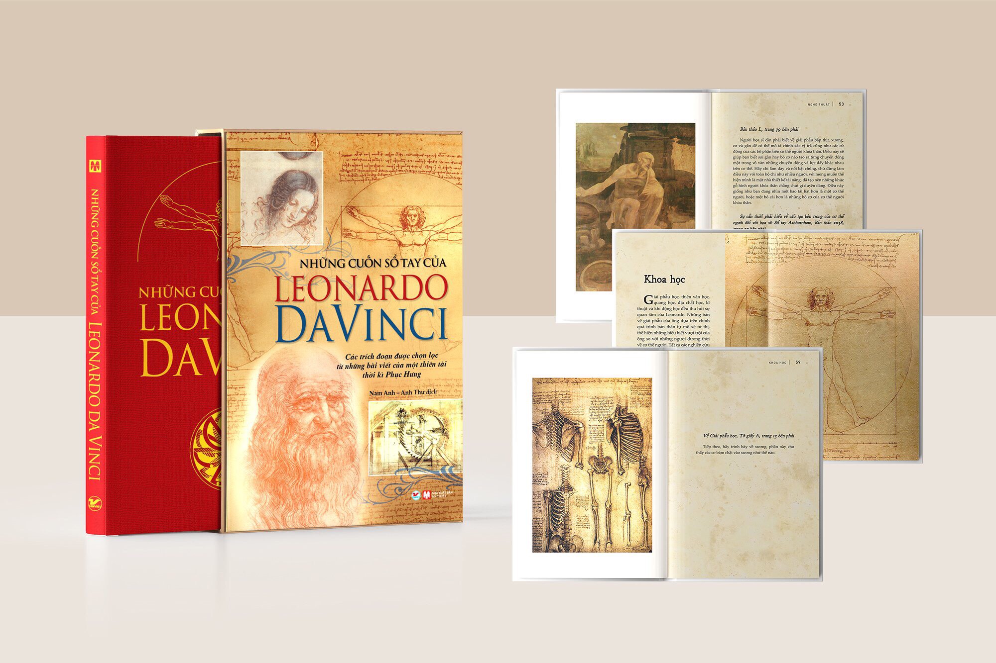 DELUXE BOOKS- Những Cuốn Sổ Tay Của LEONARDO DA VINCI