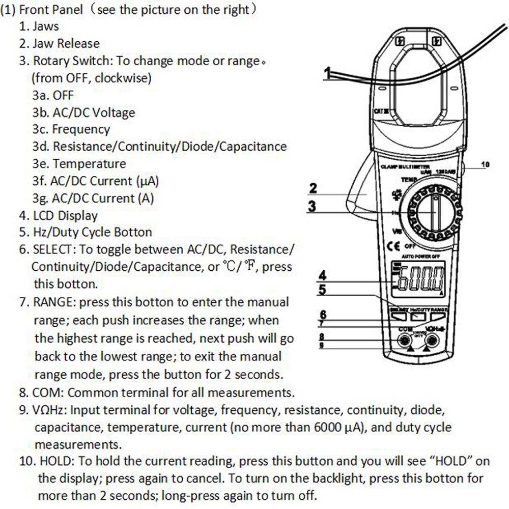 Đồng Hồ Vạn Năng Zoyi VC903 Đồng Hồ Đo Điện Đa Năng Cao Cấp Đo Điện Trở, Tần Số, Điện Áp AC, DC, Dò Điện NVC Sở Hữu Nhiều Chức Năng Như Dữ Liệu, Đèn Nền, Tự Động Tắt Nguồn Khi Không Sử Dụng - Hàng Chính Hãng