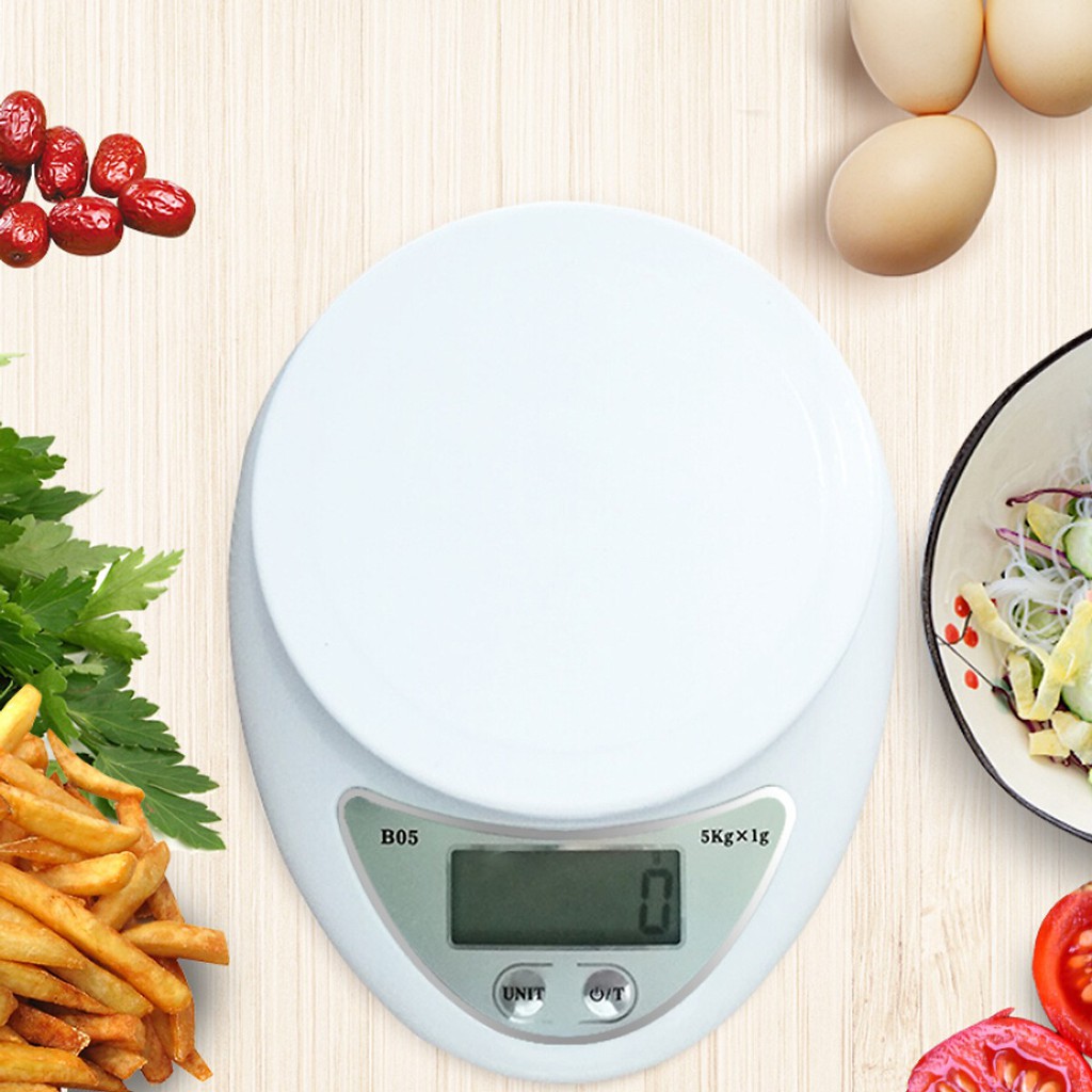 CÂN ĐIỆN TỬ CHUYÊN DỤNG CHO NHÀ BẾP MÀN HÌNH HIỂN THỊ LCD CHO KẾT QUẢ NHANH, CHÍNH XÁC TỪ 5KG/ 1G, DỄ DÀNG SỬ DỤNG ĐỂ LÀM BÁNH, CHIA KHẨU PHẦN ĂN DẶM CHO BÉ,...