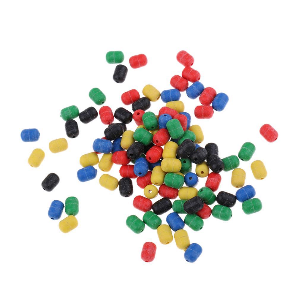 2-8pack 100Pcs Carp Bait Soft Beads Sea Fishing Lure Floating Beads Float Tackle