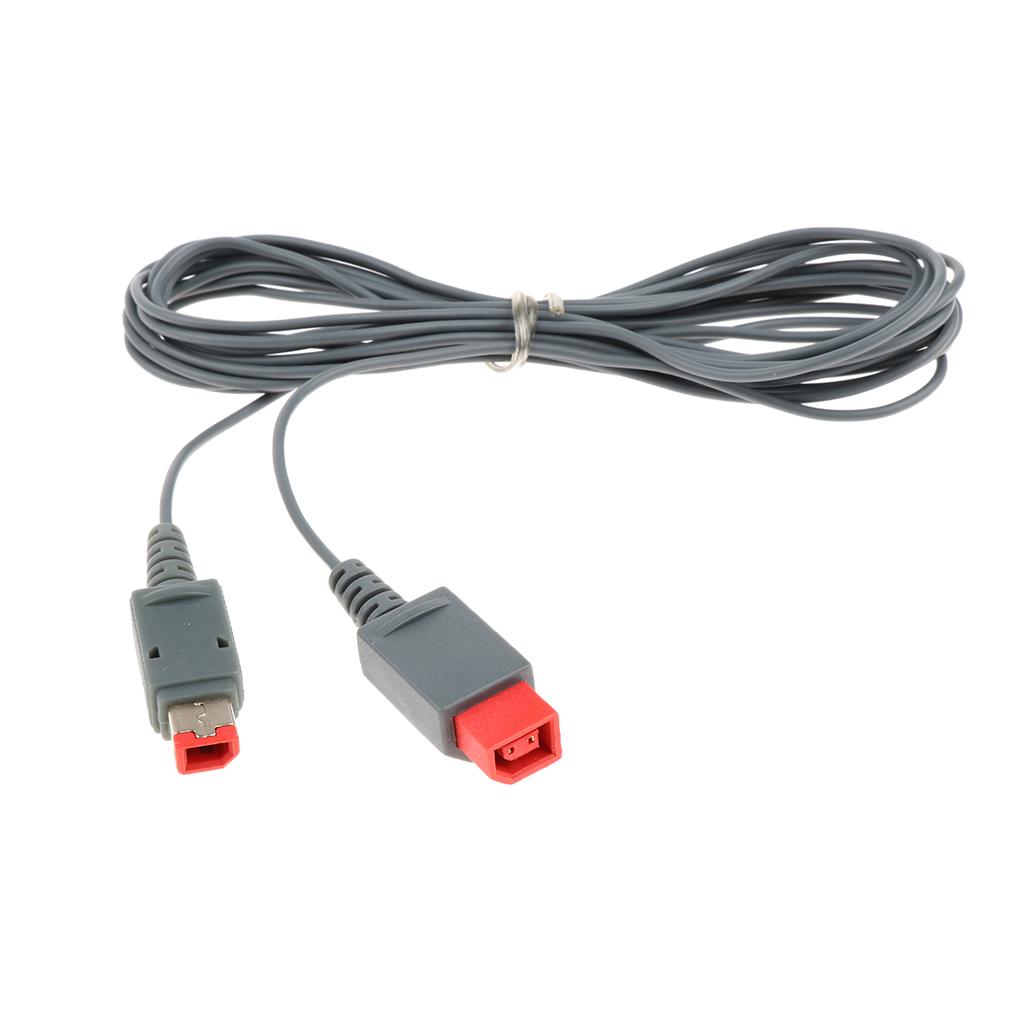 Sunnimix Nối Dài Cho Nintendo Wii Thanh Cảm Biến Mở Rộng Dây Chơi & Thiết Kế Đầu Cắm