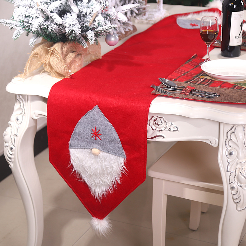 Table Runner Trang Trí Bàn Tiệc Giáng Sinh - Giao mẫu ngẫu nhiên