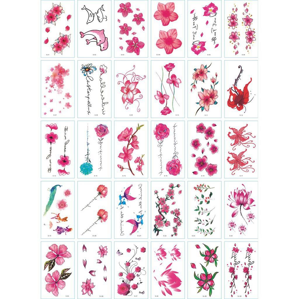 ️️️ 1 miếng dán hình Tatto nhỏ