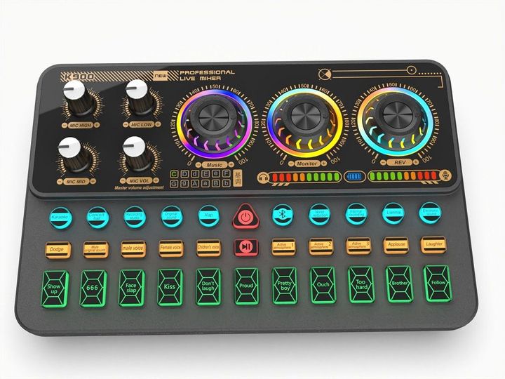 SOUNDCARD K900 THU ÂM LIVESTREAM MỚI NHẤT 2023 ( Hàng Chính Hãng )