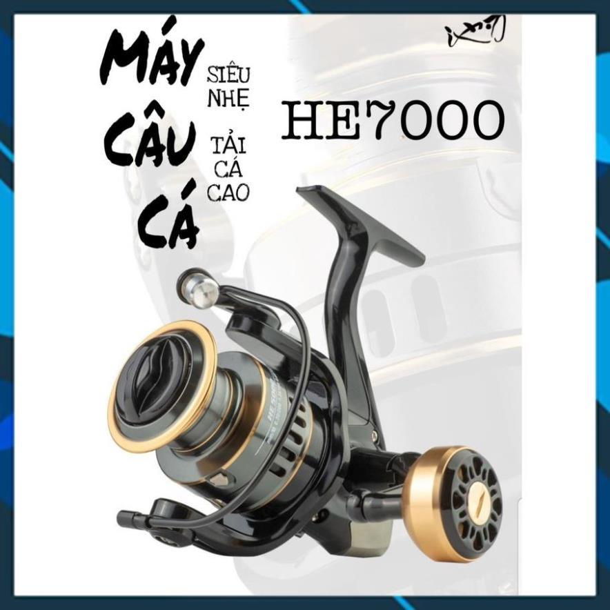 Máy Câu Cá FISHING REEL HE Siêu Nhẹ Khỏe Đẹp Bền