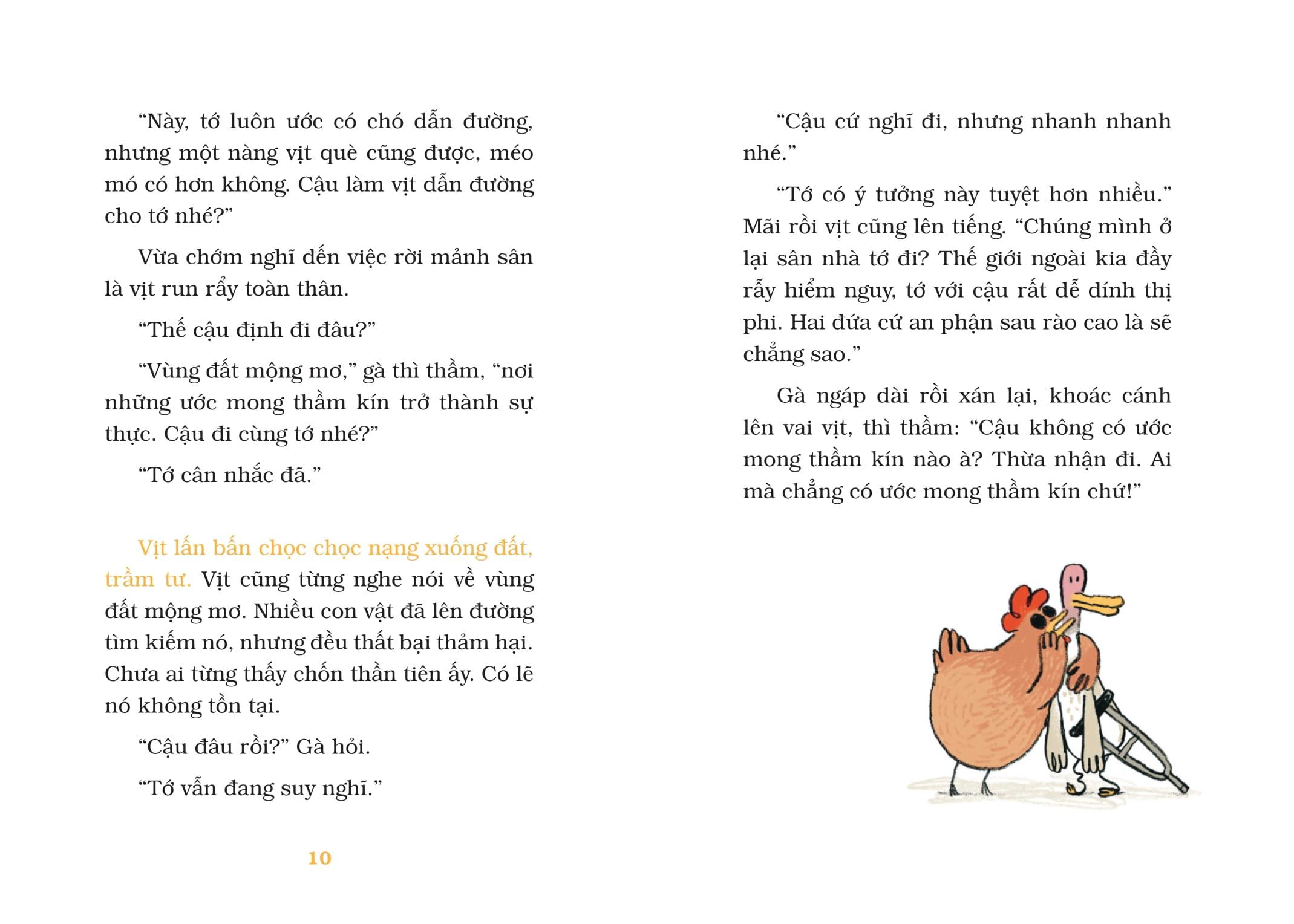 Sách - Gà Mờ Và Vịt Khờ - Phiêu Lưu Đến Vùng Đất Mộng Mơ