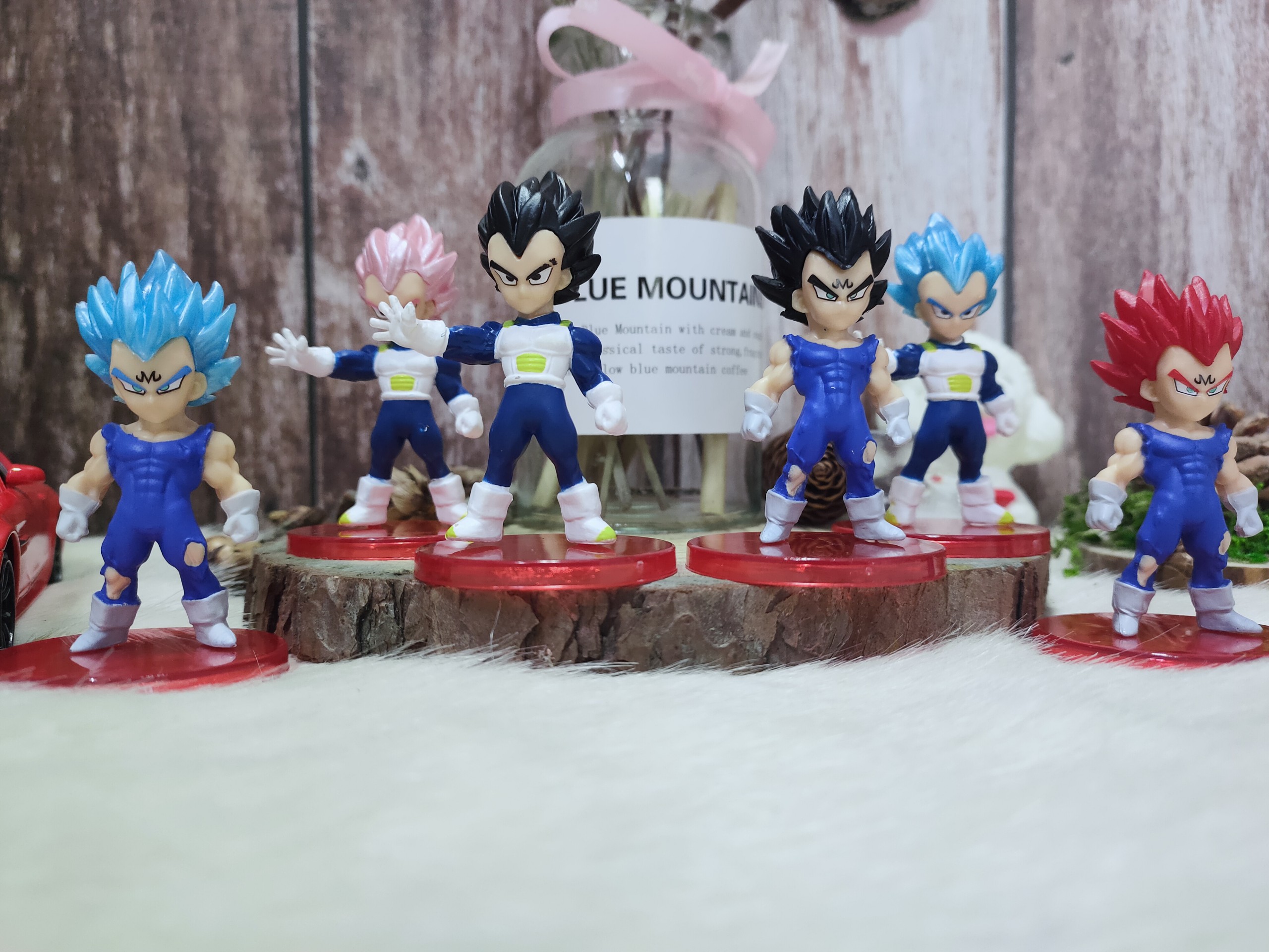 Mô hình dragon ball - Bộ 21 Nhân Vật Phim 7 Viên Ngọc Rồng - Songoku, Vegeta, Gogeta, Broly, Cell Bọ Hung, Majin Buu, Frieza - Sưu tầm, Trang trí bàn làm việc, case máy tính