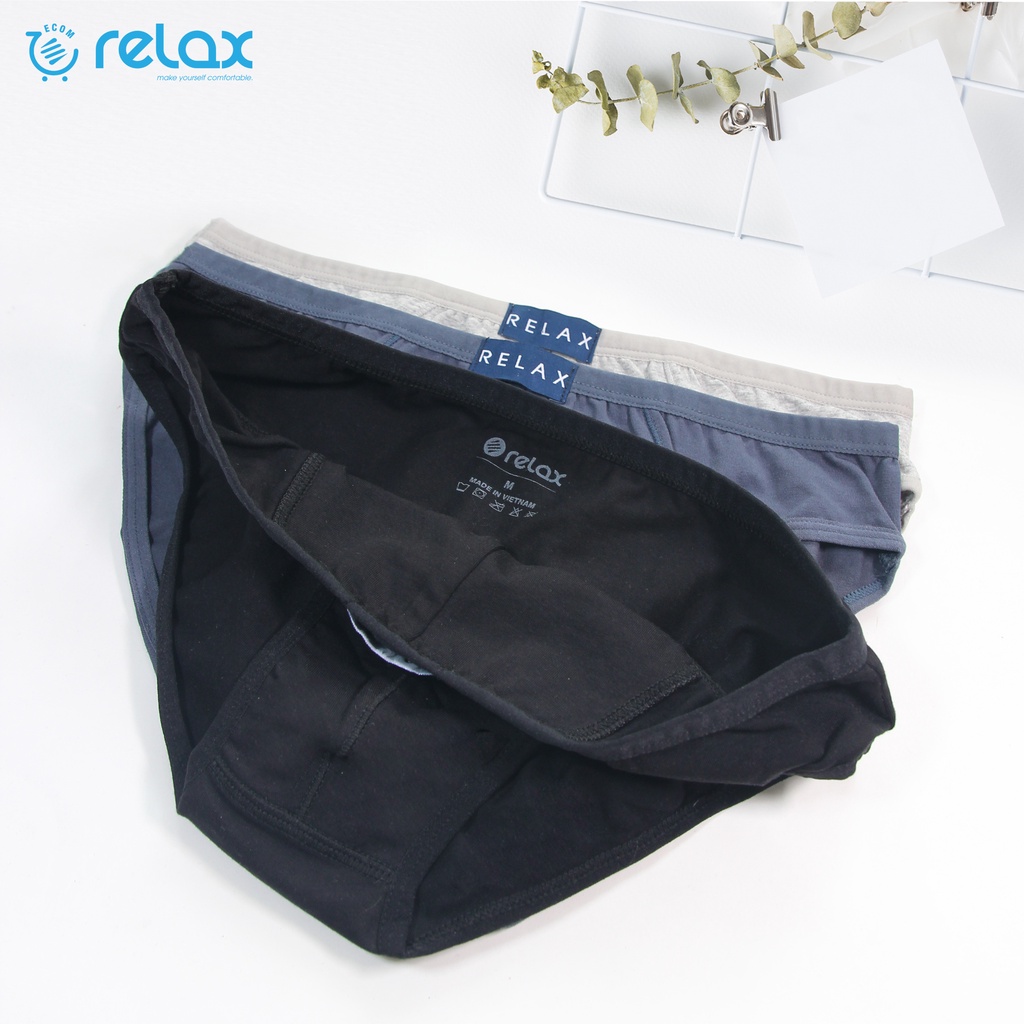 quần lót nam relax uderwear cotton cao cấp chính hãng siêu xịn, quần sịp nam rl003