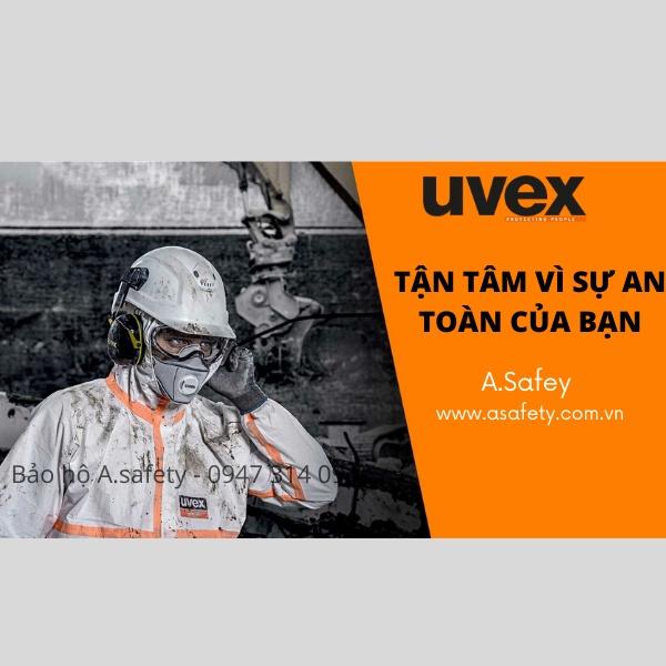 Kính bảo vệ mắt cao cấp Uvex Ultrasonic 9302245 chính hãng, bảo vệ mắt đa năng, chống bụi, tia uv, động sương