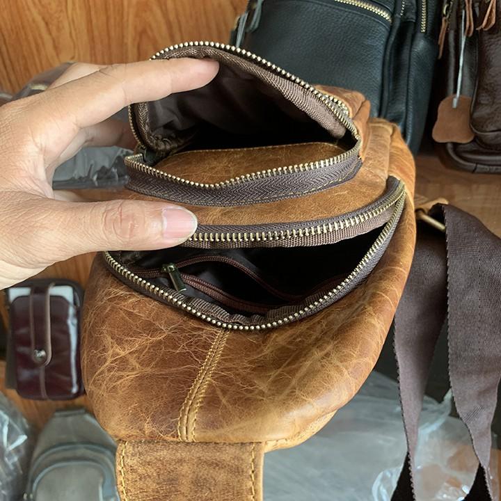 Túi Đeo Chéo Da Bò Thật CB03