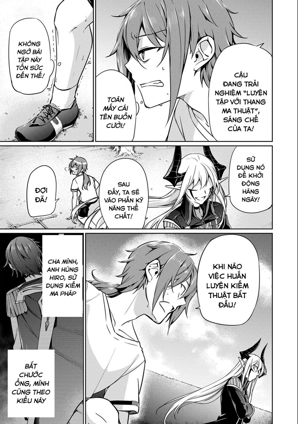 con trai của anh hùng là người học việc của quỷ vương. chapter 3 15