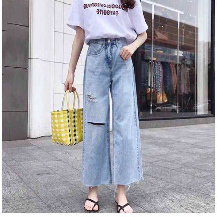 Quần jeans ống rộng Unisex OR123