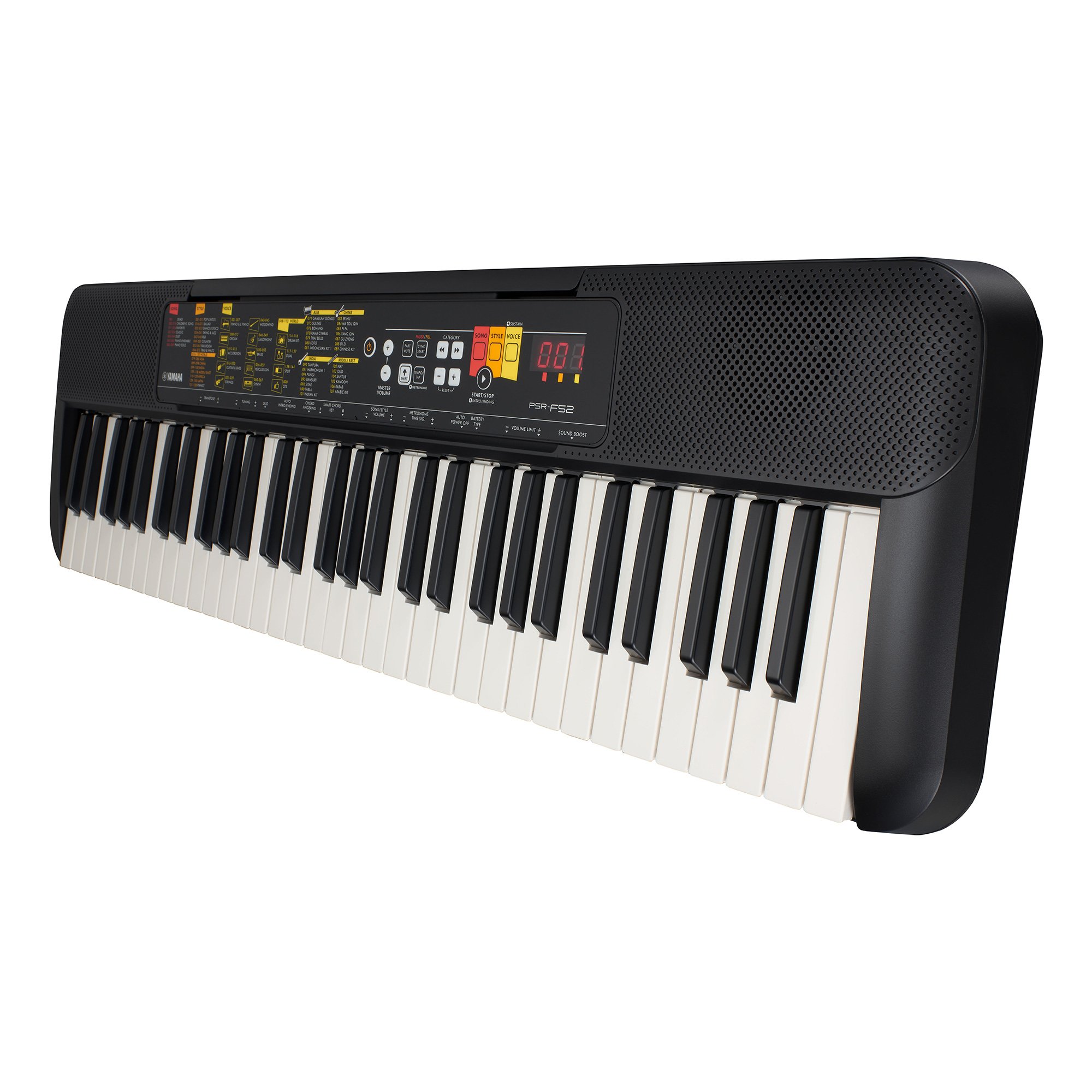 Đàn Organ điện tử/ Portable Keyboard - Yamaha PSR-F52 (PSR F52) - Màu đen - Hàng chính hãng