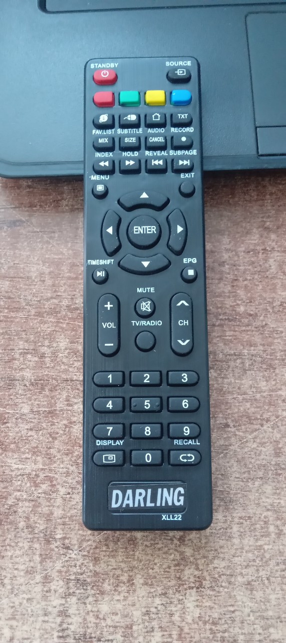 Remote tivi DARLING TV161 - 3D ngắn nhỏ (XXL22) - Hàng Nhập Khẩu
