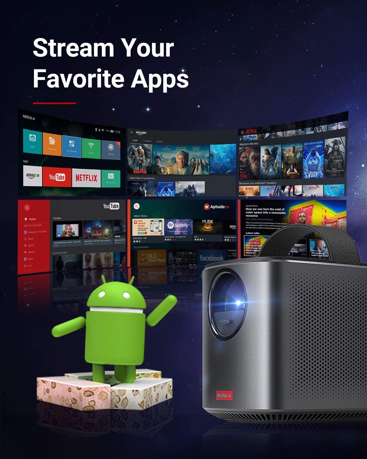 Máy chiếu di động NEBULA (by Anker) MARS II PRO - D2323