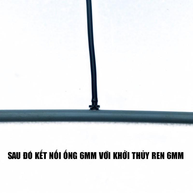 100 zoăng cao su 6mm dùng trong ống tưới nhỏ giọt, tưới phun sương