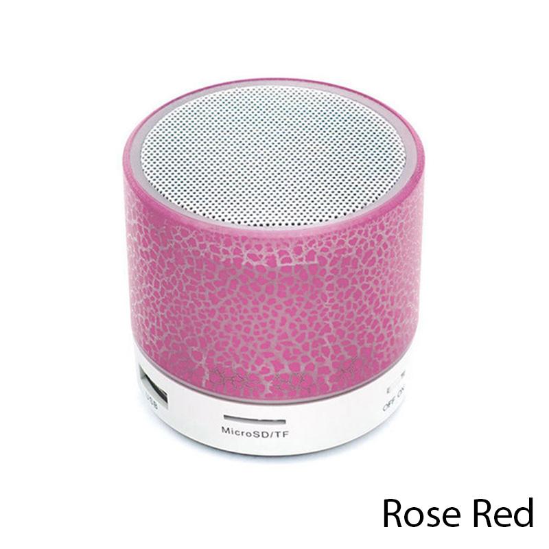 Loa bluetooth loa không dây mini mini crack crack card tf usb subwofer di động mp3 âm thanh loa không dây cho điện thoại di động màu: màu hồng