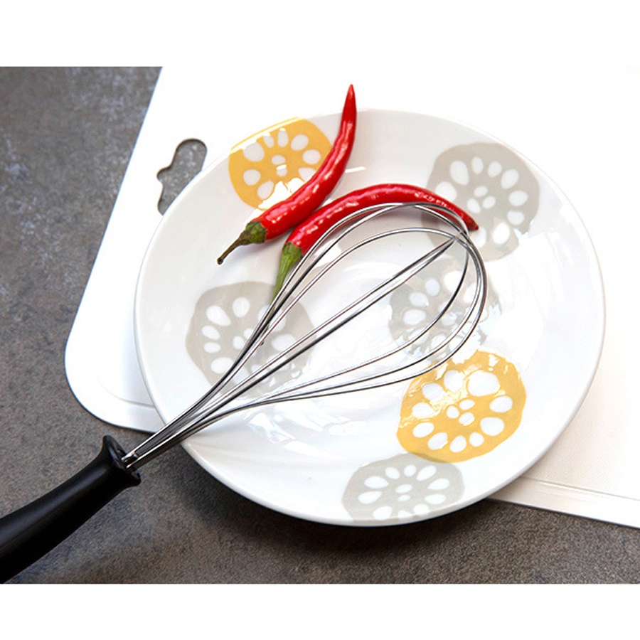 Dụng cụ đánh trứng tạo bọt Echo Lucido 26cm - Made in Japan