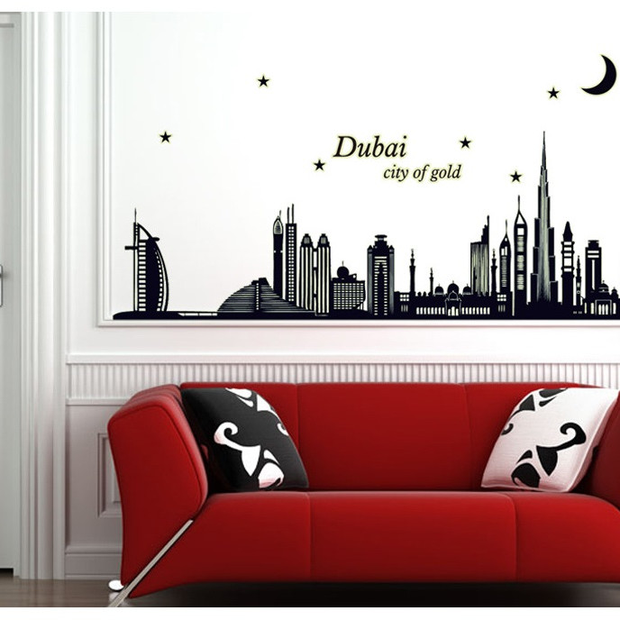 Decal dán tường Dạ quang Dubai AmyShop DDQ001 (65 x 155 cm)