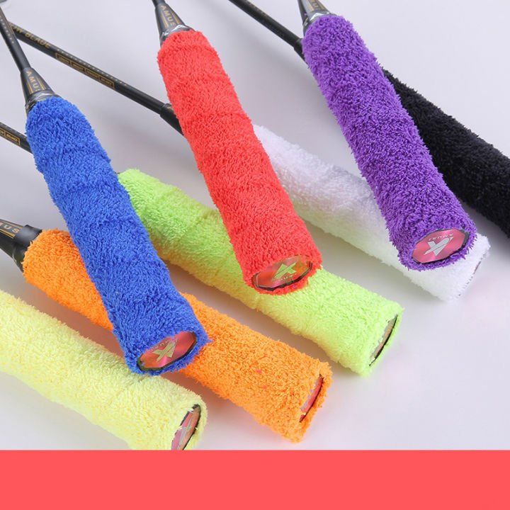 Quấn cán vợt vải cầu lông có sẵn lớp dính tiện lợi không phải cắt, tiện lợi ,êm ái,chống trượt