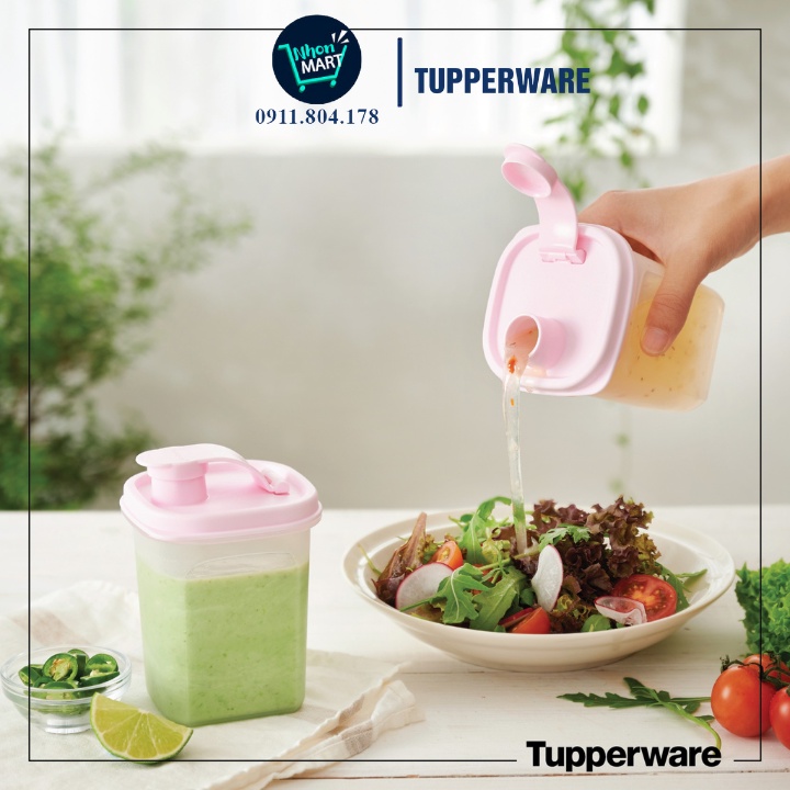 Bộ 2 Bình Nước Slim Line Pitcher 350ml Nhựa Nguyên Sinh An Toàn