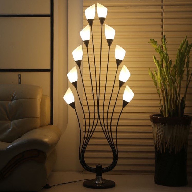 Đèn sàn kiểu dáng hiện đại trang trí nội thất cao cấp - kèm bóng LED chuyên dụng.