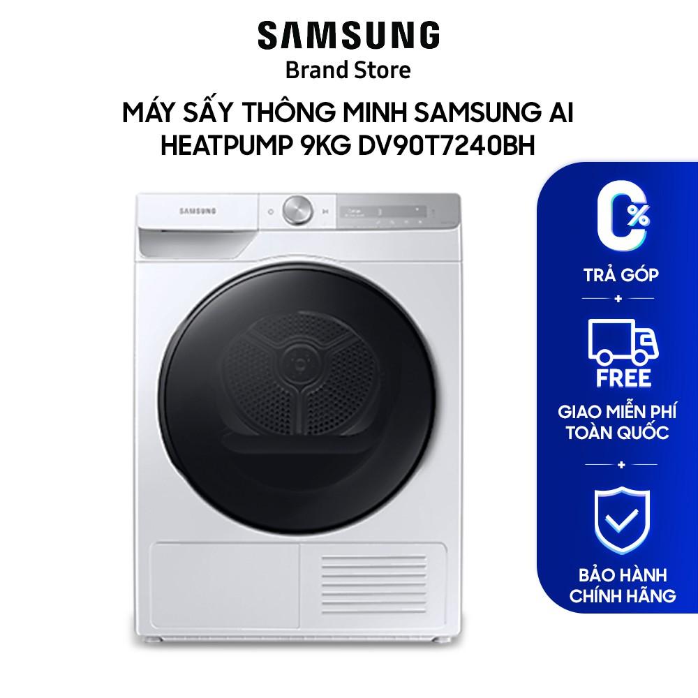 Máy sấy thông minh Samsung AI Heatpump 9kg DV90T7240BH - Hàng chính hãng