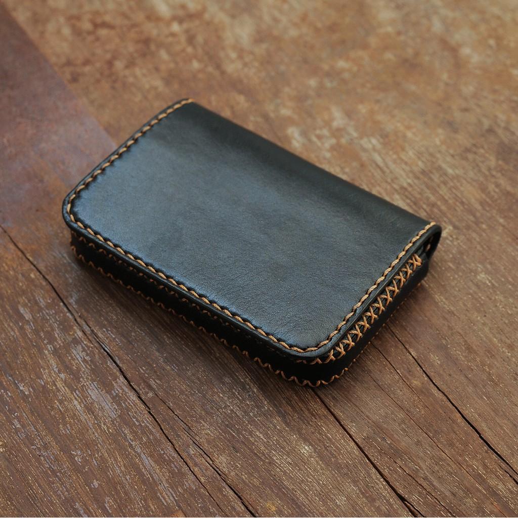 Ví da Mini đựng card Visit - Ví đựng thẻ kiểu dáng nhỏ gọn - Ví da thật handmade - Đồ da thủ công cao cấp