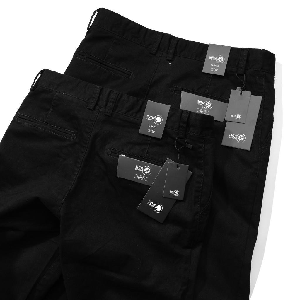 Quần Dài Kaki Ống Suông Nam Cao Cấp SUTU BRAND Chất Dày Đứng Form Kiểu Dáng Trẻ Trung Chất Liệu Co Giãn Tốt | Q0BDE9 - Nâu