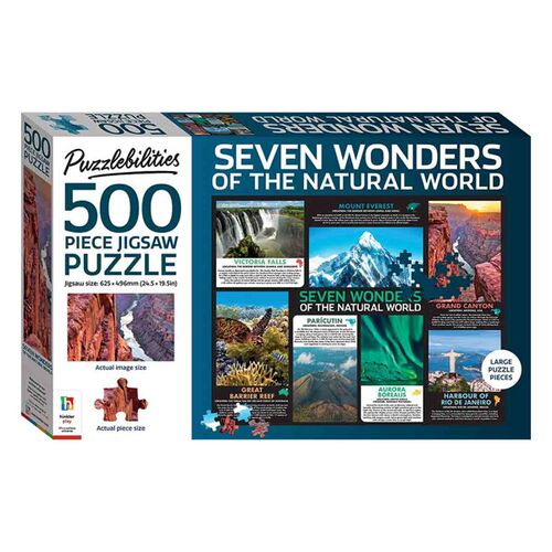 Puzzlebilities Seven Wonders Of The Natural World Jigsaw